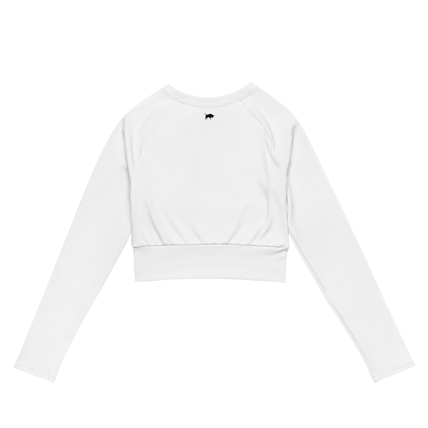 Crest Long-Sleeve Crop Top