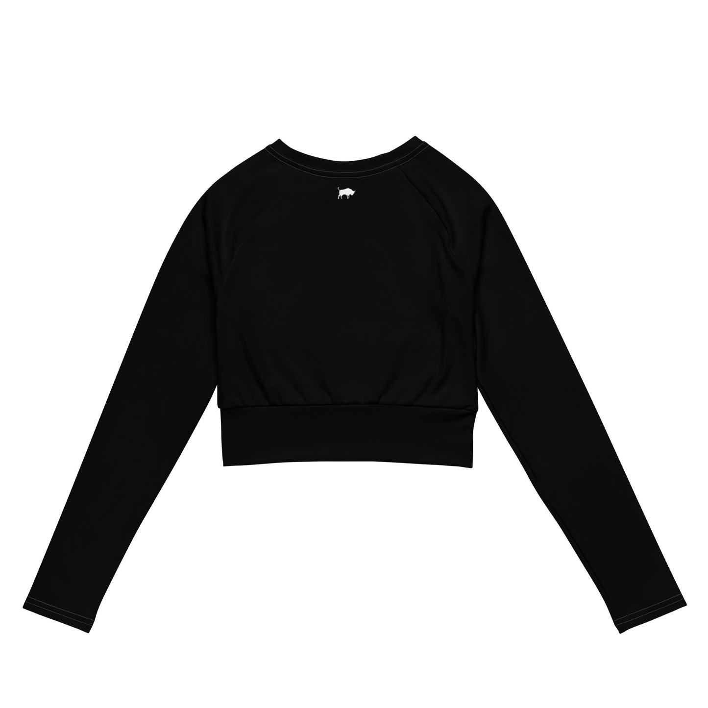 Crest Long-Sleeve Crop Top