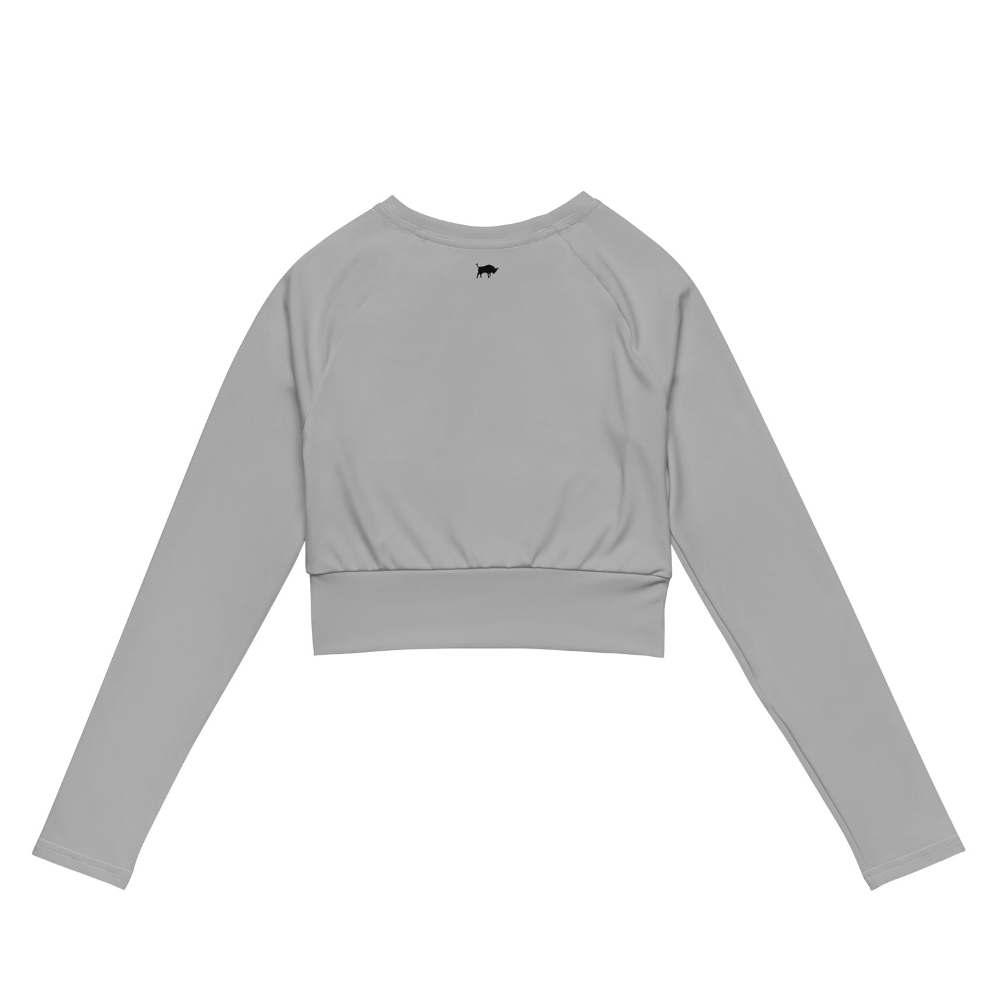 Crest Long-Sleeve Crop Top